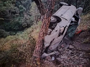 Tourists Returning from Kainchi Dham Escape Tragedy in Haldwani Car Accident