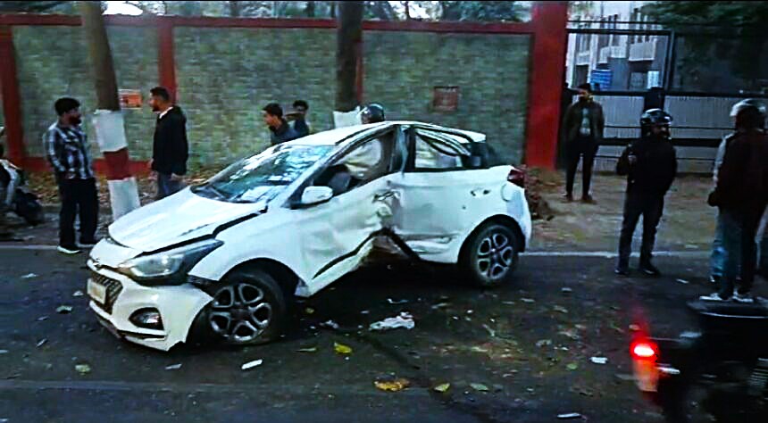 Another High-Speed Crash Near ONGC Chowk Leaves Five Injured 